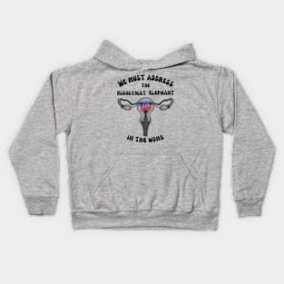 Let's Talk About The Elephant In The Womb Kids Hoodie